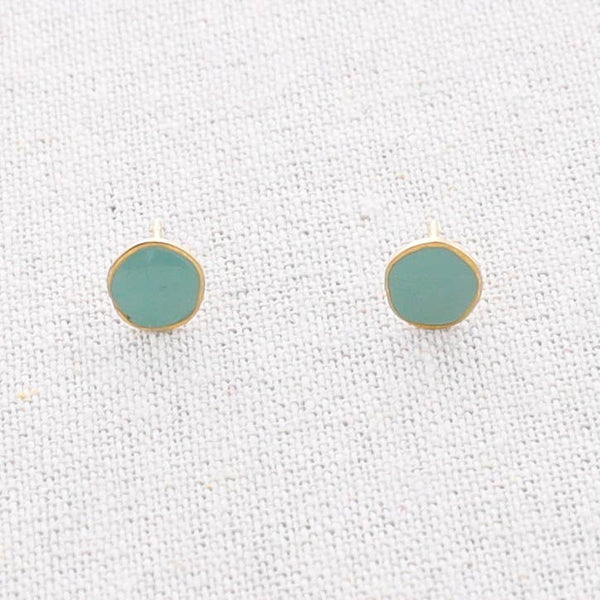 Pressure Steel Enamel Earrings