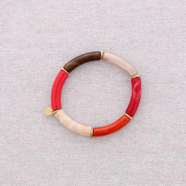 Resin Steel Tubes Bracelet