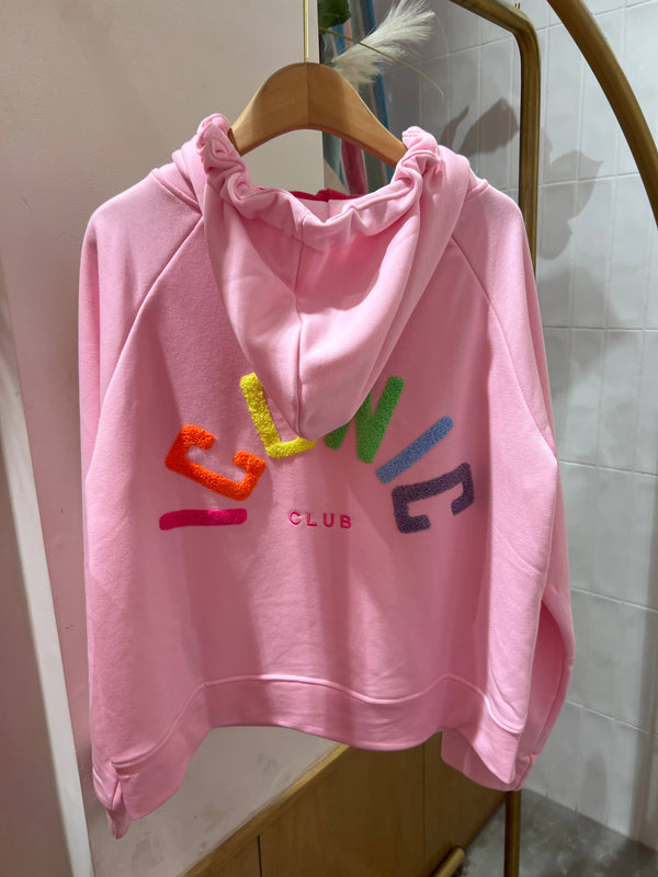 Elodie Iconic Multicolored Hooded Sweatshirt