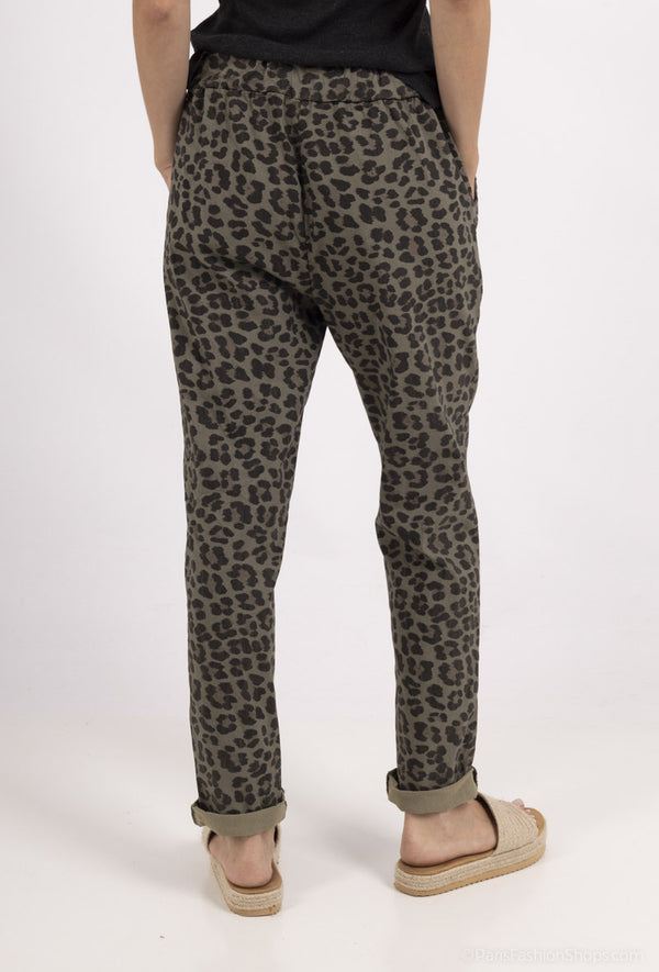 Leopard Print Joggers