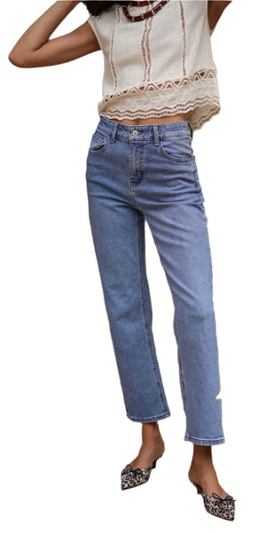 Oraije Highwaist Jeans Straight Ankle