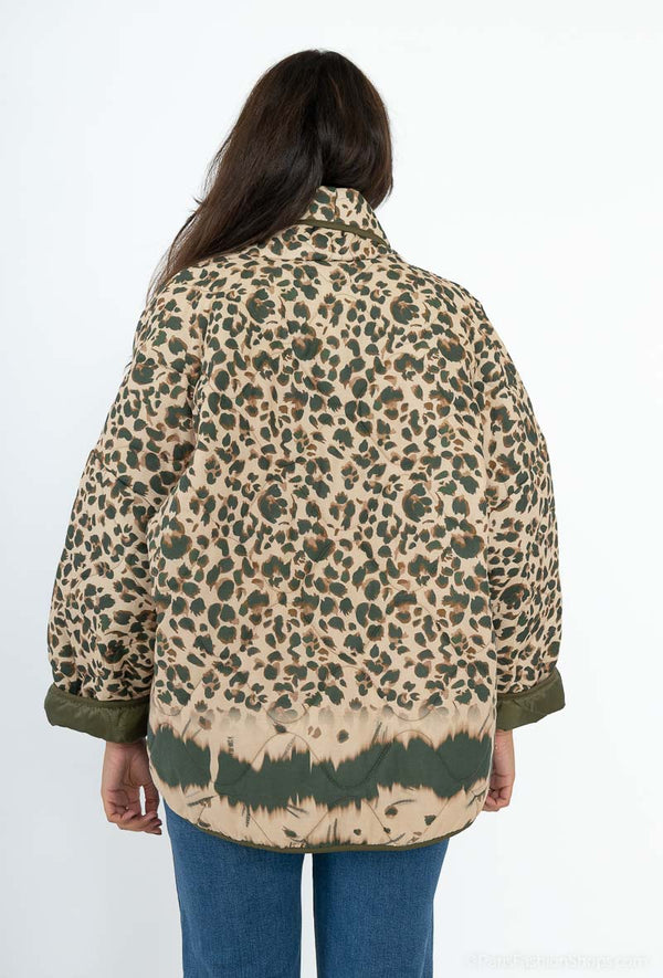 Leopard Quilted Jacket