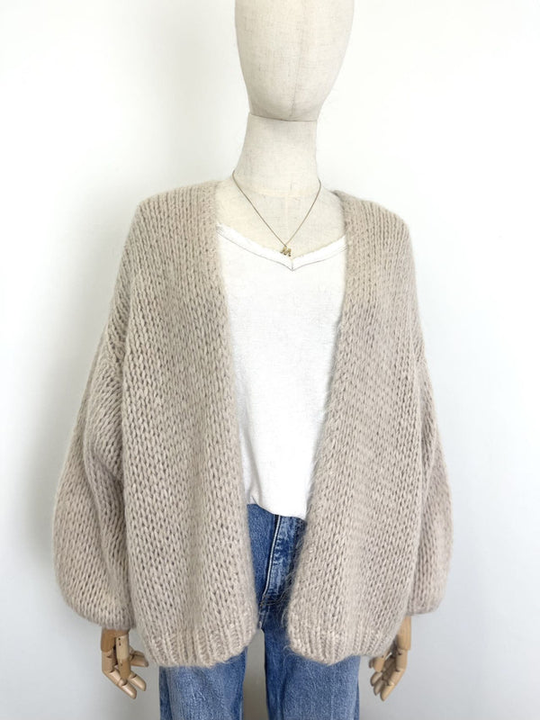 Oversized Mohair Cardigan