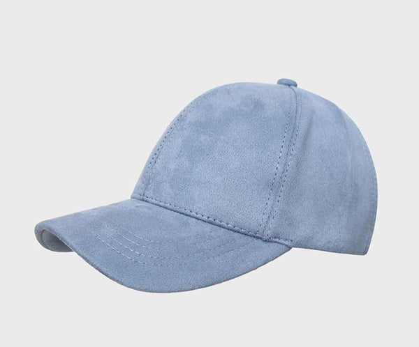 Pale blue baseball cap