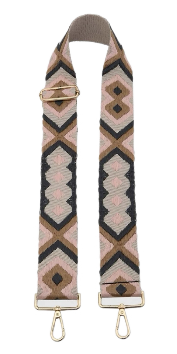 Geometric Taupe & Dark Green Tones