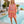 Load image into Gallery viewer, Colourful Summr beach dress with gold flecks
