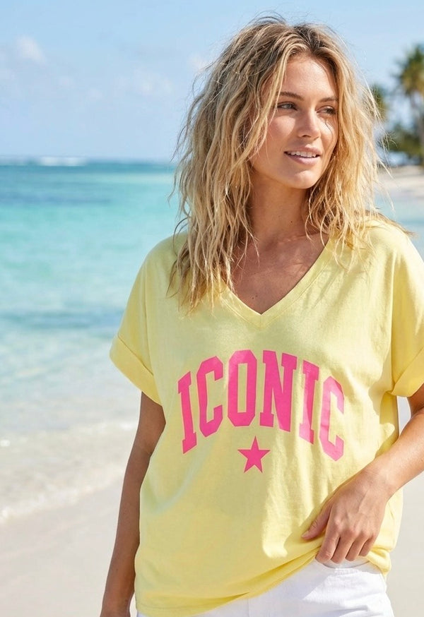 Yellow Iconic T Shirt