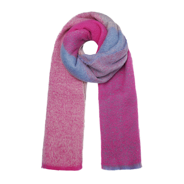 Gradient coloured scarf