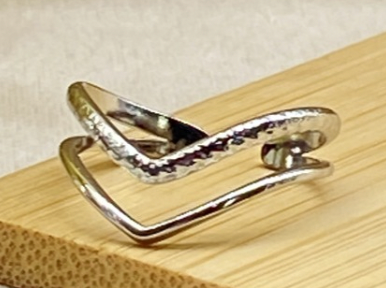 Arrow silver ring