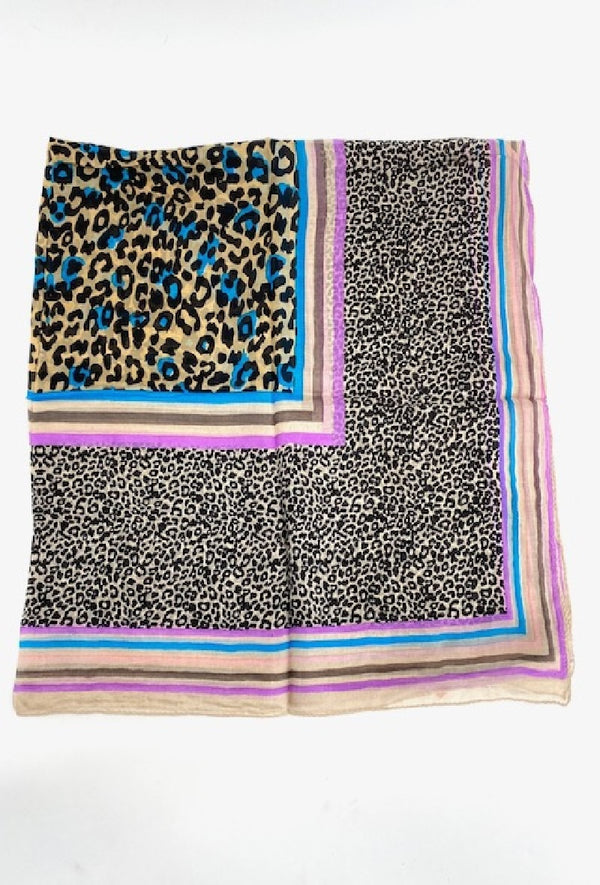 Coco Patterned Silk Scarf