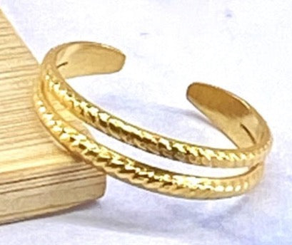 Gold Twin Ring